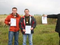 Siegerehrung S1D: David Stania (Silber) - Paul Stania (Gold) - Matthias Raif (Bronze)