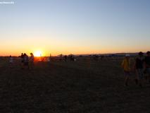 Romantischer Sonnenuntergang am ersten Wettbewerbsabend