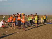 Zeitnehmer bei der Modellverfolgung beim Fly-Off (Stechen)