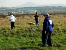 Hallengleiterfliegen und Showraketenwettbewerb in Krupka, 08.11.2014