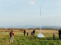 Hallengleiterfliegen und Showraketenwettbewerb in Krupka, 08.11.2014