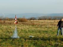 Hallengleiterfliegen und Showraketenwettbewerb in Krupka, 08.11.2014