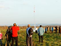 Hallengleiterfliegen und Showraketenwettbewerb in Krupka, 08.11.2014